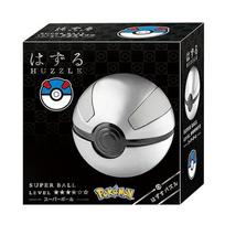 HANAYAMA Huzzle Pokemon Monster Ball, Metal Puzzle, Difficulty Level 3, Collectible Brain Teaser for Adults gray