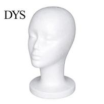 Foam Mannequin Head for Hat Head, Male Female Display Stand, Lightweight Model Wig Storage Hats E