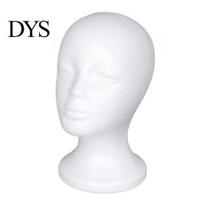 Foam Mannequin Head for Hat Head, Male Female Display Stand, Lightweight Model Wig Storage Hats C