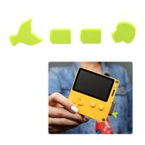 For Playdate Handheld game console Replacement controllers Accessories žalia