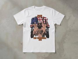 Josh Hokit Graphic T Shirt Vintage Retro MMA Streetwear Unisex Tee Sports Fan L gray