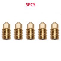 For Flashforge Adventurer 5M (AD5M) Hot End, Brass Nozzle & Hardened Steel Nozzle Kit, Bore Sizes: 0.2mm / 0.25mm / 0.4mm / 0.6m 0.6MM žalvaris