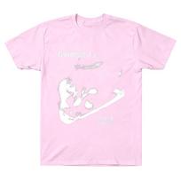 Dopamine Chamber One Colour Dc T-shirts Fontaines D.C. Short Sleeved T-shirt Men Cotton Tee Unisex High Street Comfort Loose Top S rožinė