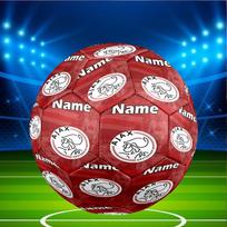 Custom Name Personalized Ajax Print Size 5 Soccer Ball Training & Match Football, for Team, Kicking, Gift for Football Enthusiasts Size 5 white