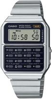 CASIO Vintage Series Calculator Digital Watch Unisex Metal Band Silver Overseas Model 8-Digit CA-500WE-1A gray