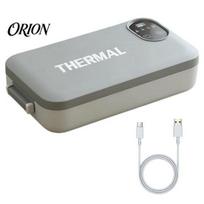 Easy Clean Food Heating Box Electric Lunch Box, 900ml Capacity Portable Warmer, Stainless Steel Liner USB Heater Rechargeable Heated Leak-proof