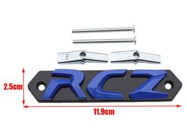 1pcs 3D RCZ metal Car Front grill logo Car front hood Emblem Car Front emblem styling Accessories For Peugeot Front grill emblem&For Peugeot