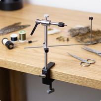 Fly Tying Vise Adjustable Height with C-Clamp for Workbench beige