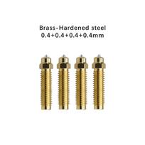Elegoo CC hotend For Centauri Carbon Centauri Carbon 2 Hotend Print Head Extruder Kit Hardened Steel Brass Nozzle Ceramic Hotend