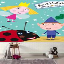 1pc Ben and Holly's Little Kingdom Tapestry, Living Room, Bedroom, Office, Party Decor, Ideal Festive Gift 130cmx150cm