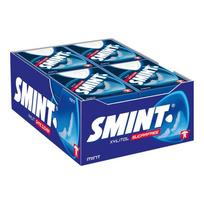 Smint Sugar-Free Cool Mint 8G X 12 Sachets 1 Box blue