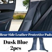 Thickened Leather Rear Seat Side Protective Mats Anti-Scratch Interior Accessories For Geely EX5 E5 2025 2026 & Proton eMas 7 Geely EX5 gray