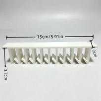 Under‑Cabinet Lid Organizer, Multi‑Slot Wall Mount Kitchen Rack, 5/10 Hooks Space‑Saving Lid Holder With Mounting Hardwar L