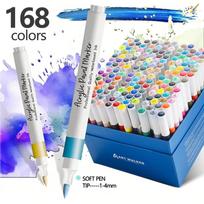 Colors Nail Art Pens Set 3d Art Markers For Kids Quick Dry Long Lasting Nail Polish Pens For Kit 168 Colors