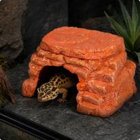 Rock-Cave Reptile Heater Lowelectric Terrarium Heating Rock Quiet brown