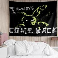 Horror game F-FNAF Freddy Tapestry for Bedroom Aesthetic Classroom Tapestries Wall Hanging for Living Room Dorm Office,Ideal Creative Gift 100cmx150cm gray