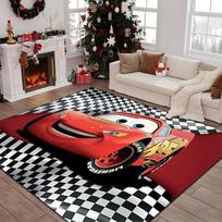 1PC Lightning McQueen Rug - home decoration Carpet For Living Room Bedroom Flooring Computer Chair Area Rug 40x60cm( 15x23in )