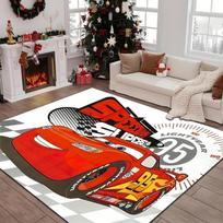 1PC Lightning McQueen Rug - home decoration Carpet For Living Room Bedroom Flooring Computer Chair Area Rug 60x90cm( 23x35in )