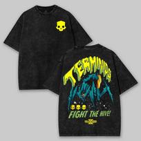 Helldivers 2 T-Shirt, Retro Video Game Tee, Sci-Fi Shooter Graphic Shirt S black