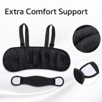 Car Headrest for Side Sleeping, Support Cushion for Travel One Size juoda