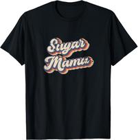 Sugar Mama Vintage Rainbow T-Shirt 130 gray