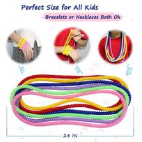 Chew Necklace Accessories Fidget Teething for Boys Birthday Nursing 6 Piece red