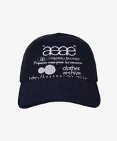 AEAE Web Logo Fleece Cap [Navy] OS gray