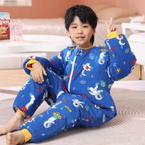 Kids Cotton Sleep Sack With Zipper Warm Winter Pajamas Boys Girls Ages 8 Toddler To Tween