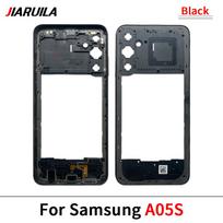 Middle Frame For Samsung A05 A05S A15 4G A155F A15 5G A156B Housing Case Middle Frame Replacement Parts With Power Volume button A05S Black gray