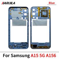 Middle Frame For Samsung A05 A05S A15 4G A155F A15 5G A156B Housing Case Middle Frame Replacement Parts With Power Volume button A15 5G Blue