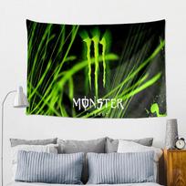Monster Energy Printed Tapestry, Wall Hanging,Livingroom, dormitory, Large Wall Decor, Fabric Decor Fan Birthday Gifts 100cmx150cm