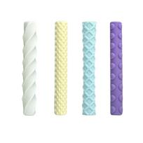 4 pcs Silicone Pencil Grips Textured Ergonomic Pen Protective Cover Write Right Learning Soft Grip Handwriting Pen Cover Adults