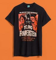Young Frankenstein Inspired Black T-Shirt L brown