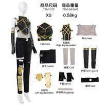 Arcane Season 2 Vi Piltover Enforcer Cosplay Stage Performance Costume XL black