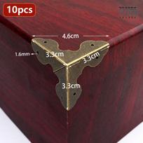 10pcs Rustproof Metal Edge Guard Covers Bronze Color Corner Guards  Furniture Supplies 6