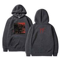 Singer Joji Pixelated Kisses Album Graphic Hoodie Men Women Casual Vintage Pullover Hoodies Men's Hip Hop Rock Punk Sweatshirt L black