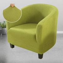 Elastic Stretch Tub Chair Cover Armchair Seat Sofa Skin Covers Full Slipcover seat covers office chair chair covers wedding šviesiai žalios spalvos