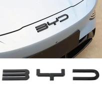 BYD SEAl DOLPHIN Priedai Automobilio Priekinio Buferio Emblema Ženklelis Lipdukas Juodo Anglies Refit Lipdukas 2023-24 Seal dmi juoda