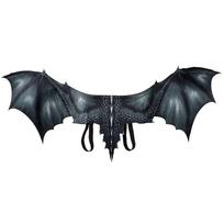 Vivid Non-woven Dragon Wings Cosplay Props For Halloween Parties And Role Play Black black