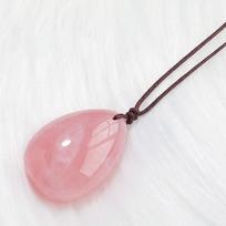 Natural Healing Stone Crystal DIY Jewelry Waterdrop-shaped Gemstone Pendants Crystal Necklaces for Home About 3.5-4cm white