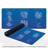 XXL Mechanical Switch Patent Blueprint Mouse Pad Vintage Drawing Art Deskmat Non-Slip Rubber Keyboard Mat Gaming Table Mousepad 600x300x2mm