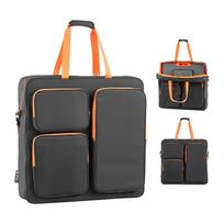 VEVOR Solar Panel Storage Bag for 2 x 200W Foldable Solar Panels, Waterproof Polyester Fiber Solar Panel Carrying Bag with Shoulder Straps 65 x 65 x 14 cm
