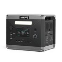SolarPlay Q2501 Nešiojama elektrinė, 2400W Saulės generatorius, 2160Wh LiFePO4 Baterija, 1100W Greitas įkrovimas Namams, Kemperiui, Stovyklavimui Q2501