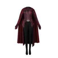 Raudonosios Raganos Kostiumas Suaugusioms Moterims Wanda Maximoff Cosplay Apranga Helovino Šventės Persirengimas 130 black