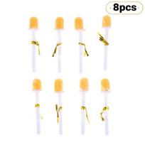 1/4/8/10Pcs Home Disposable Nose Wax Applicators Nose Hair Removal Waxing Sticks Pain Free Easy To Use For Men Women 8pcs beige