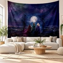 Hocus Pocus Sanderson Sisters Wall Tapestry Home Decor Hanging Cloth Art Background Tapestry for Bedroom 100cmx150cm
