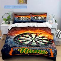 Dart Board Duvet Cover Soft Bedding Set For Bedroomdorm Personalized Name Threepiece Set 1 Duvet Cover And 2 Pillowcases Perfect Gift For All Seasons 200cmx200cm