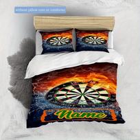 Dart Board Duvet Cover Soft Bedding Set For Bedroomdorm Personalized Name Threepiece Set 1 Duvet Cover And 2 Pillowcases Perfect Gift For All Seasons 140cmx210cm