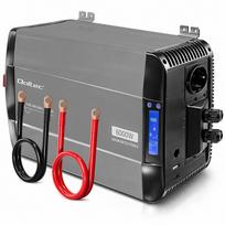 Qoltec Pure Sine Wave Voltage Converter | 12V to 230V | 2000/4000W | LCD | USB | USB-C | Compatible with LiFePO4 GEL AGM