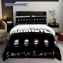 Rammstein Europe Stadium Tour Bedding 1 Duvet Cover 2 Pillowcase Without Core Bedding Set Soft And Comfortable Duvet Cover And Pillowcase 135x200cm
